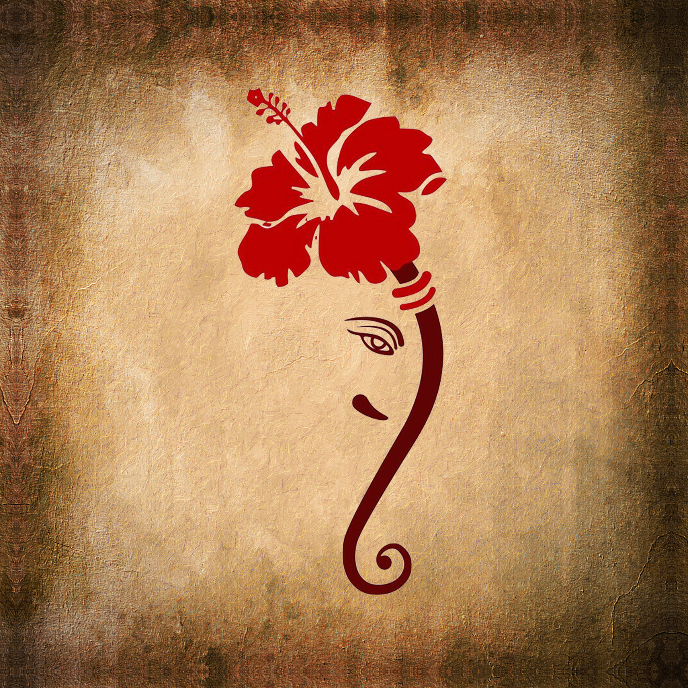 Ganesh - in wooden Frame Ganesha - in wooden Frame