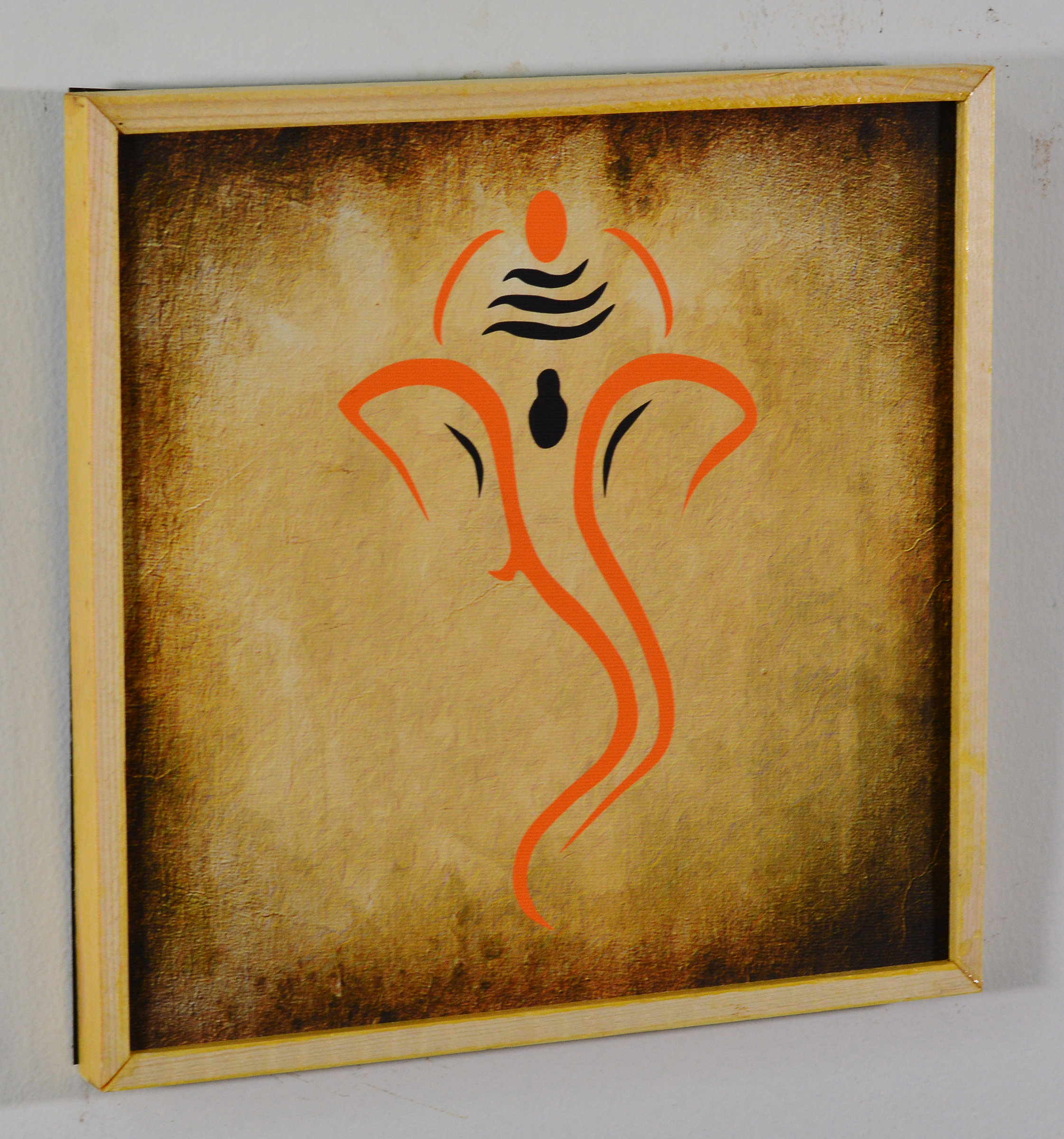 Ganesh - in wooden Frame Ganesh - in wooden Frame