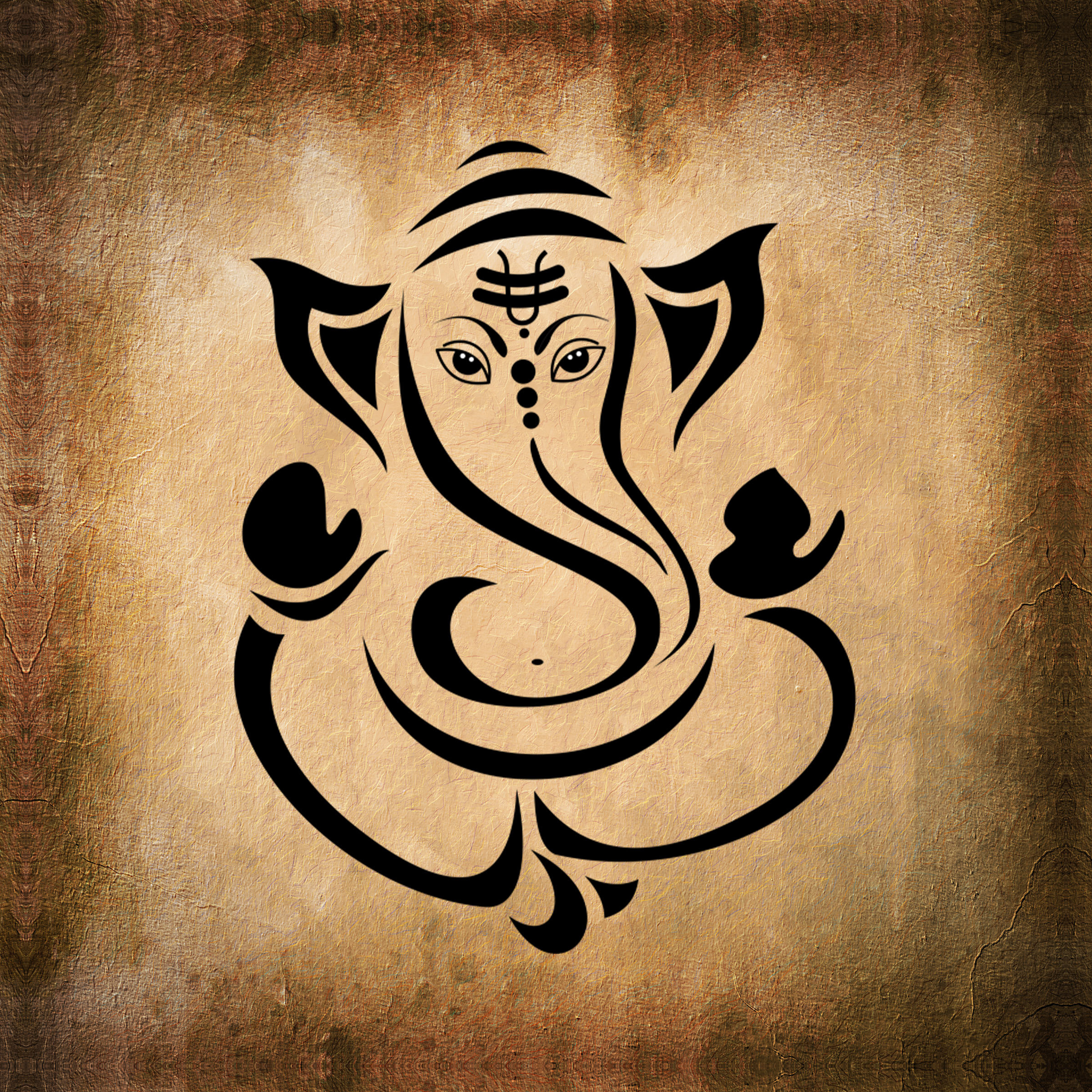 Ganesha - in wooden Frame Ganesha - in wooden Frame