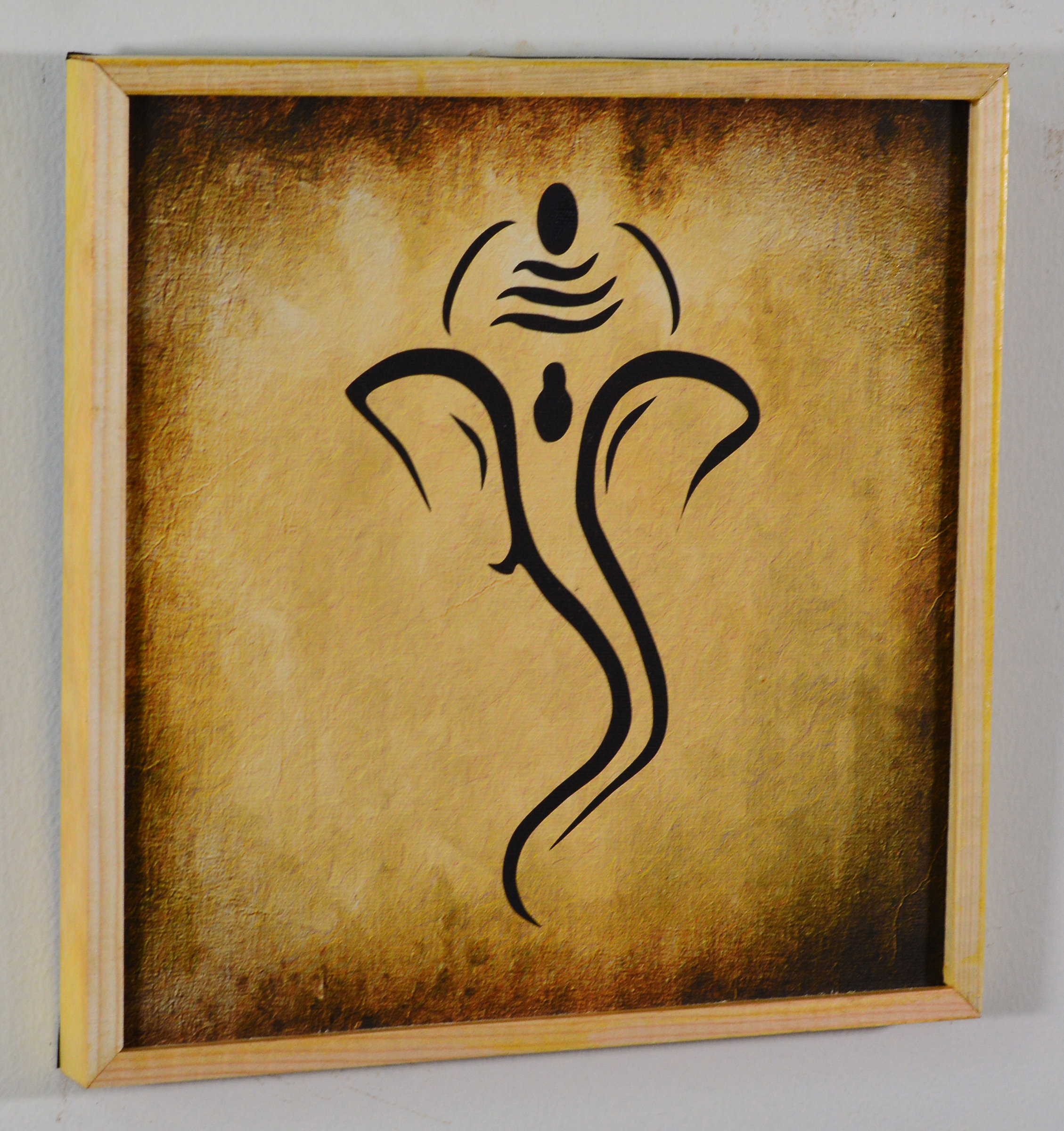 Ganesh - in wooden Frame Ganesh - in wooden Frame